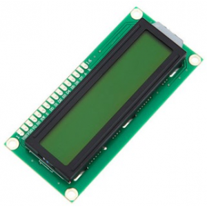 HR0075 1602 lcd yellow  display